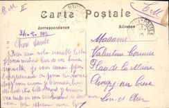 CPA Militaria Lille Aspect de la rue Faidherbe apres les bombardement