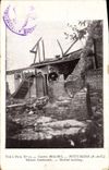 CPA Militaria Petit Sains Maison bombardee 