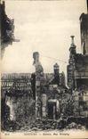CPA Militaria Soissons Ruines Rue Matigny