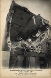 CPA Militaria Bombardement de Reims par les Allemands Une maison rue de Charleville 