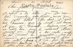 CPA Militaria Bombardement de Reims par les Allemands Une maison rue de Charleville
