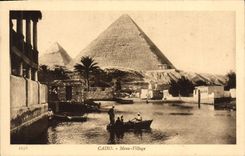 CPA Egypte Egypt Cario Mena Village 