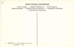 CPA Egypte Egypt 2nd and 3rd pyramids 