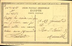 CPA CARTE MAXIMUM Egypte Egypt Bedouin au desert 