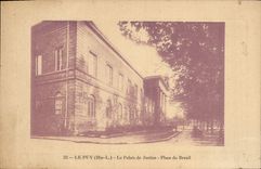 CPA Palais de justice Place du Breuil Le Puy 