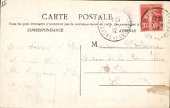 CPA Palais de justice Paray le Monial Tour St Nicolas