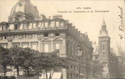 CPA Palais de justice Paris Tribunal du commerce et la Conciergerie