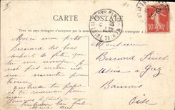 CPA Palais de justice Paray le Monial Tour Saint Nicolas