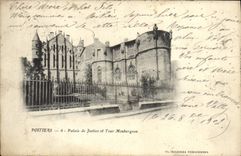 CPA Palais de justice et Tour Monbergeon Poitiers 