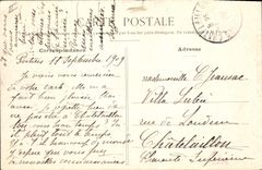 CPA Palais de justice Poitiers Hotel Fume dit la Prevaute Interieur de la Cour