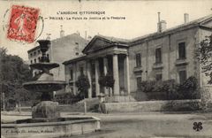 CPA Palais de justice Privas Fontaine 