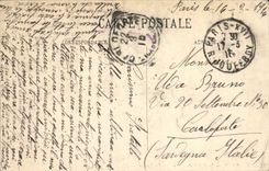 CPA Palais de justice Paris La facade 