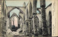 CPA Militaria Nieuport Interieur de l'eglise