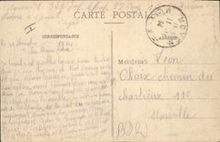 CPA Militaria Gerbeviller bombarde par les Allemands L'eglise