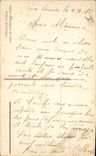 CPA Militaria Reims porte de gauche du grand portail apres bombardement