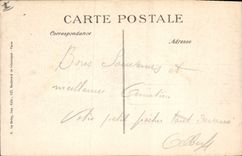 CPA Militaria Albert Un coin de la ville apres le passage des Allemands 