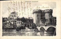 CPA Militaria Verdun Porte Chaussee
