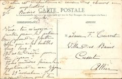 CPA Folklore La Bourree d'Auvergne 