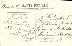 CPA Folklore La Bourree d'Auvergne 