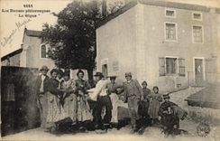 CPA Folklore Les danses pittoresques La gigue 