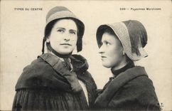 CPA Folklore Centre Paysannes Marcloises 