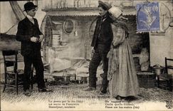 CPA Folklore Auvergne 