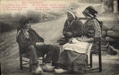 CPA Folklore Auvergne 
