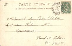 CPA Folklore Auvergnate buvant 