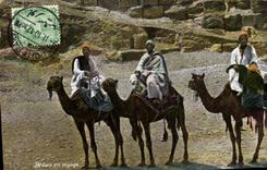 CPA Egypte Egypt Bedouin en voyage  