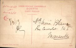 CPA Egypte Egypt Bedouin en voyage  