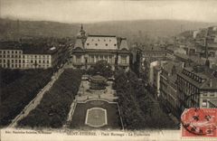 CPA Prefecture Saint Etienne Place Marengo 