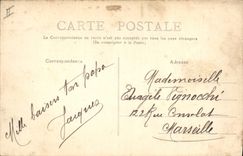 CPA Saint Etienne Rue de la Prefecture et la Prefecture Tramway