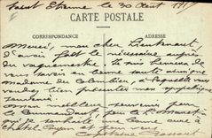 CPA Prefecture Place Marengo Saint Etienne