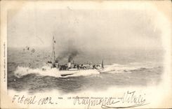 CPA Bateau de guerre Le Flibustier Torpilleur de haute mer