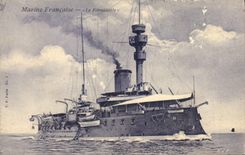 CPA Bateau de guerre Le Formidable