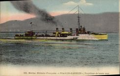 CPA Bateau de guerre Francis Garnier Torpilleur de haute mer