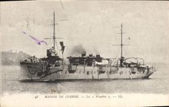 CPA Bateau de guerre Le foudre 