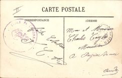 CPA Bateau de guerre La Rade et le Furieux