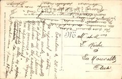 CPA Bateau de guerre Fanfare Contre torpilleur