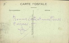 CPA Militaria Pont St Mard Route d'Epagny