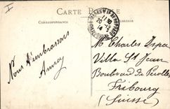 CPA Militaria Senlis Maisons detruites