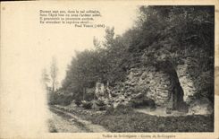 CPA Grotte de St Gregoire Vallee de St Gregoire Grottes 