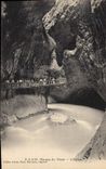 CPA Grotte Grottes Gorges du Trient L'eglise