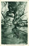 CPA Grotte Grottes Puits de Padirac La riviere plane