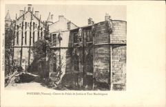 CPA Poitiers Vienne Chevet du Palais de Justice et Tour Maubergeon 