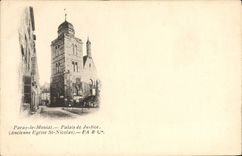 CPA Paray le Monial Palais de Justice Ancienne eglise ST Nicolas 