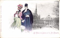 CPA Le Palais de Justice et la Sainte Chapelle TOP