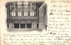 CPA Poitiers Palais de Justice la Cheminee de la Salle des Gardes 