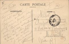 CPA Militaria Bombardement de Pont Mousson