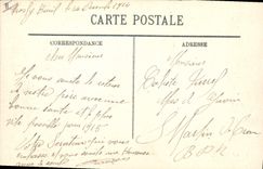 CPA Militaria Guerre de 1914 Creil La Rue de la Republique apres le bombardement